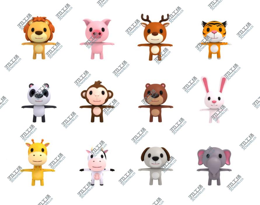 images/goods_img/202105072/3D model Little Animal Pack/2.jpg